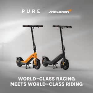 Scooter électrique PURE x McLaren Special Edition